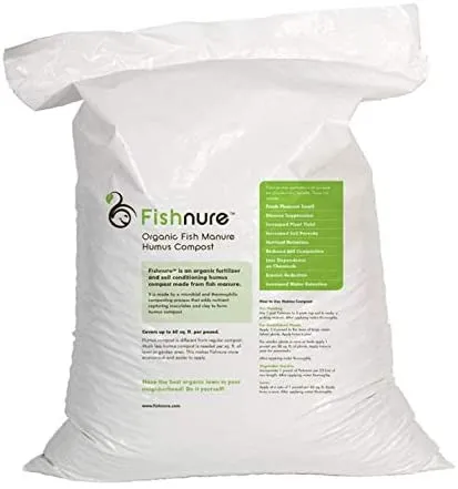 Fishnure 16 Pound Living Humus Compost Soil Conditioning Fertilizer