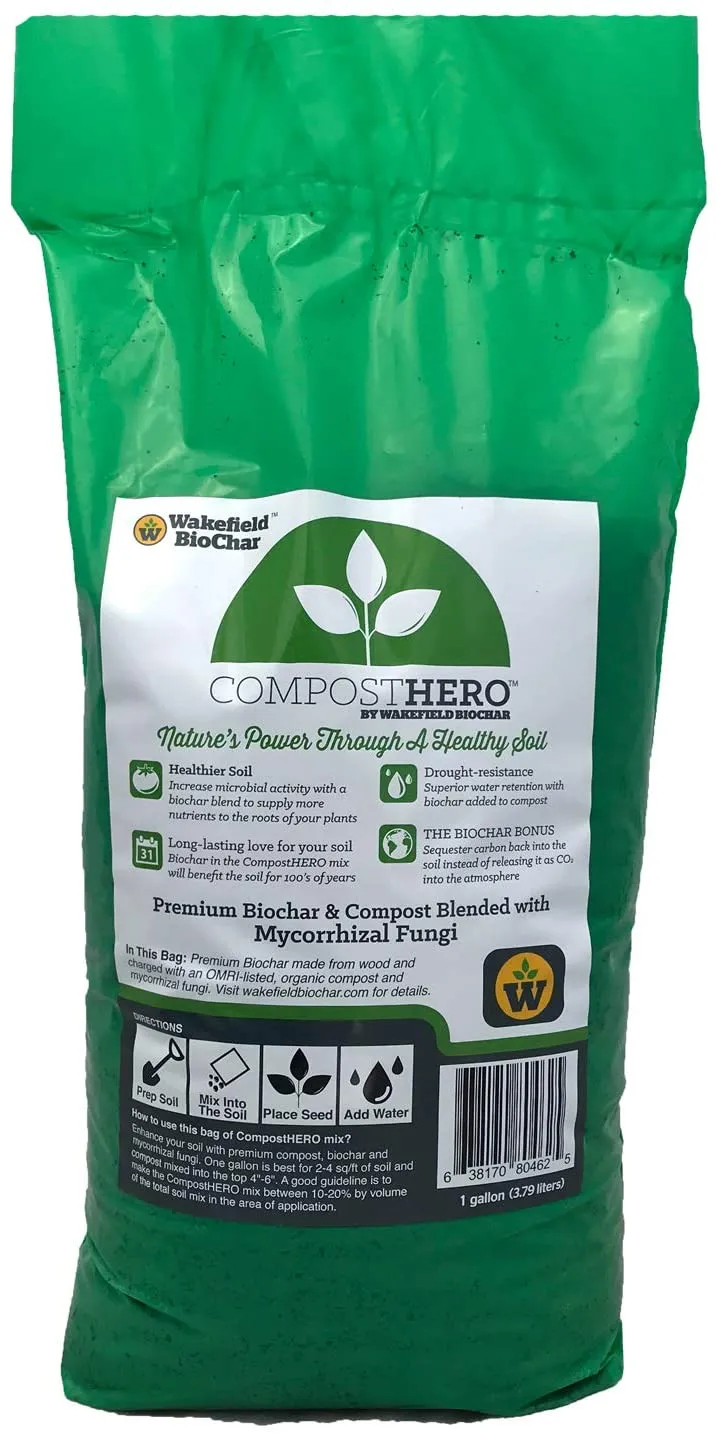 Wakefield Compost Hero Biochar Blend Premium Compost