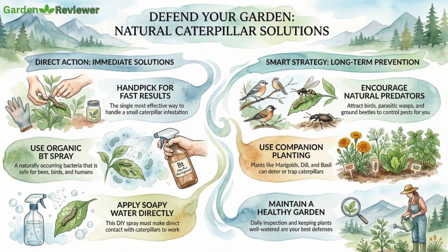 how to get rid of caterpillars naturally